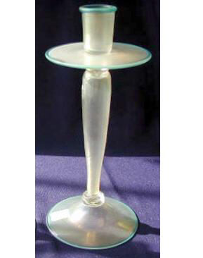 3178 - Cyprian Iridescent Candlestick