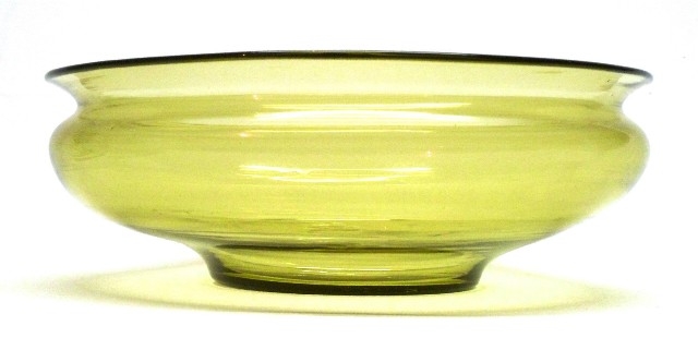 3183 - Amber Transparent Bowl