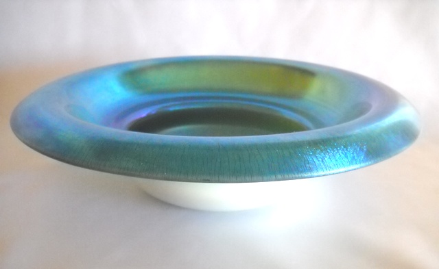 3265 - Blue Calcite Iridescent Bowl