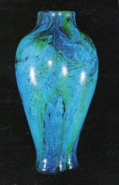 3277 - Blue Moss Agate Vase