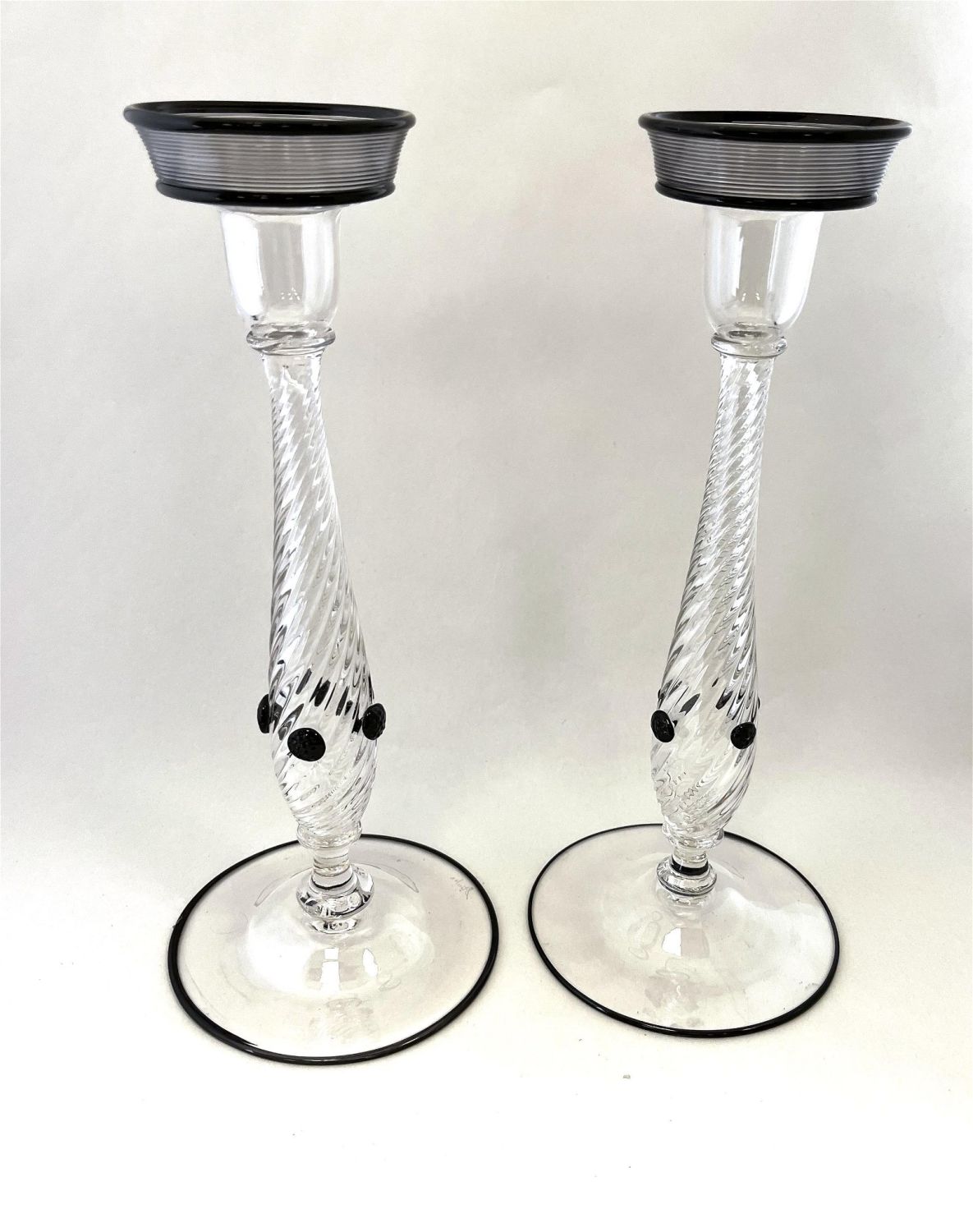 3369 - Colorless Transparent Candlestick