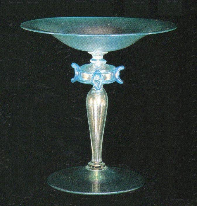 3372 - Cyprian Iridescent Compote