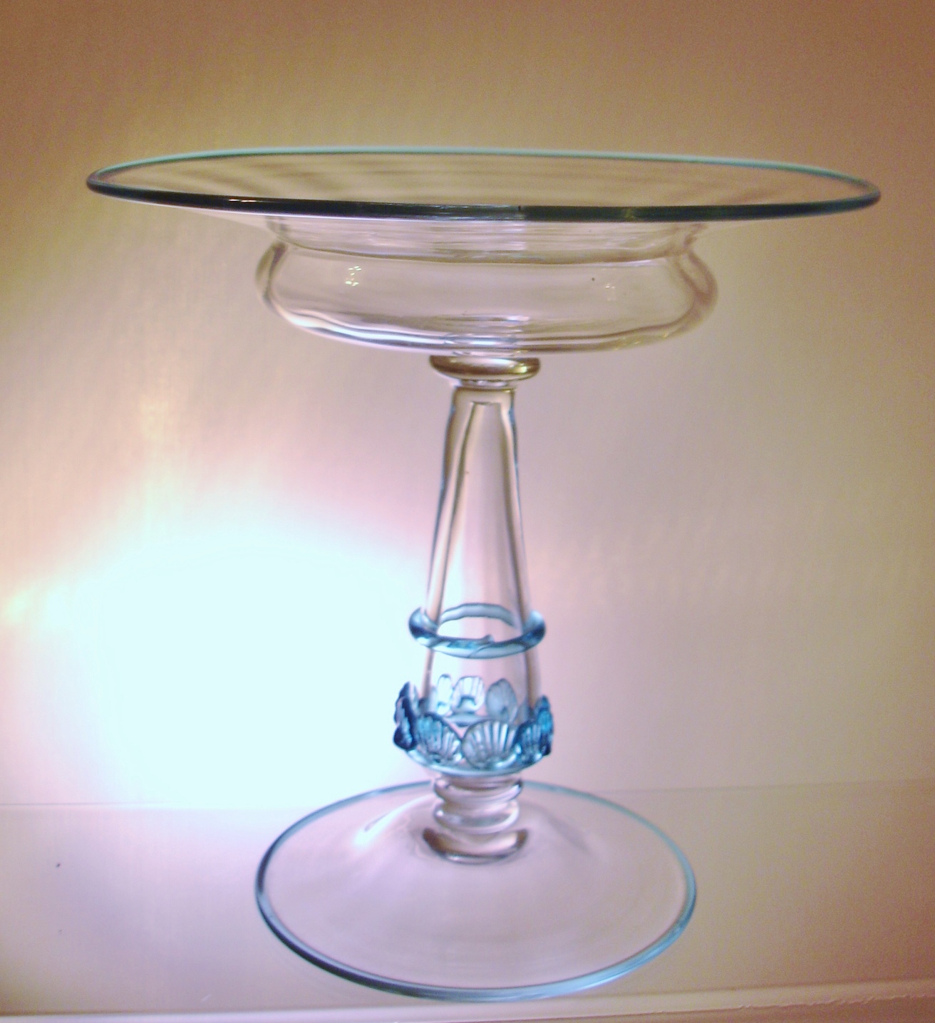3375 - Colorless Transparent Compote