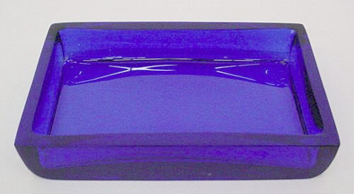 3436 - Flemish Blue Transparent Ash Tray