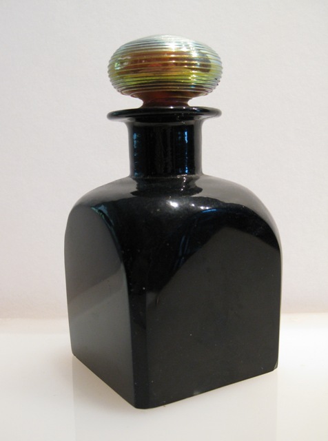 3463 - Mirror Black Translucent Bottle