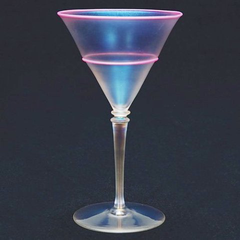 3550 - Verre de Soie Iridescent Goblet