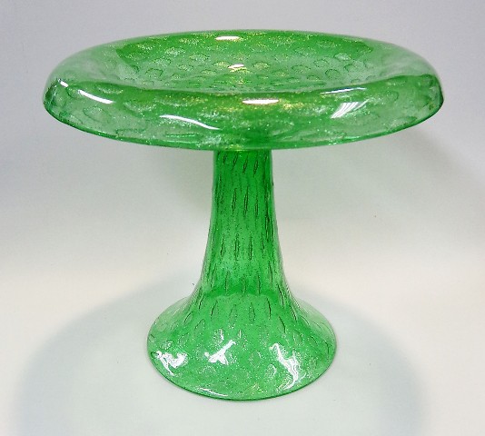 6998 - Pomona Green Silverina Compote