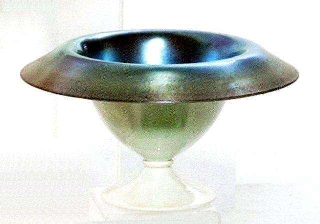 3578 - Blue Calcite Iridescent Bowl