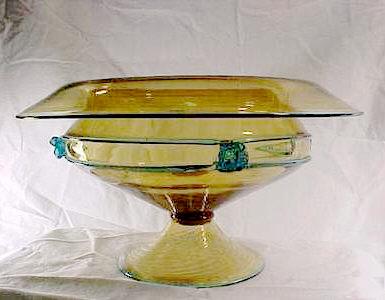 3584 - Amber Transparent Bowl