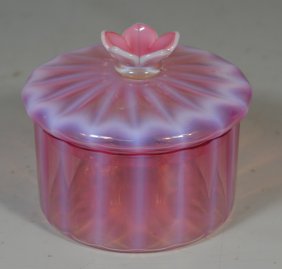 7540 - Oriental Poppy Translucent Puff Box