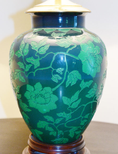 5000 - Acid Etched Vase/Lamp