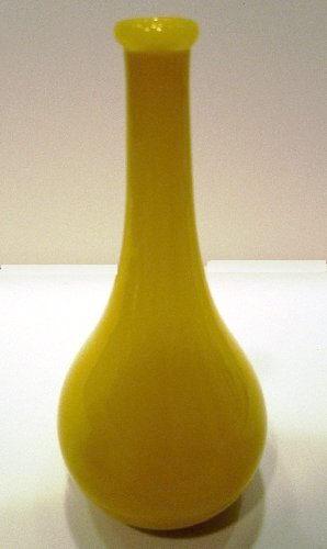 5012 - Mandarin Yellow Translucent Vase
