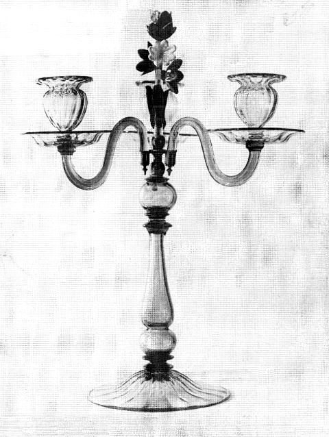 5023 - Unknown Transparent Candelabra