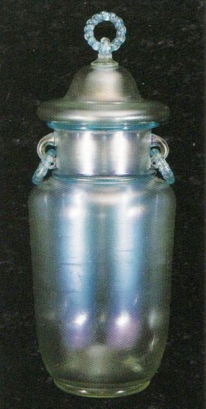 5051 - Cyprian Iridescent Covered Vase