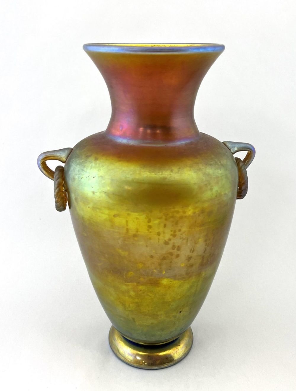 5054 - Gold Aurene Iridescent Vase