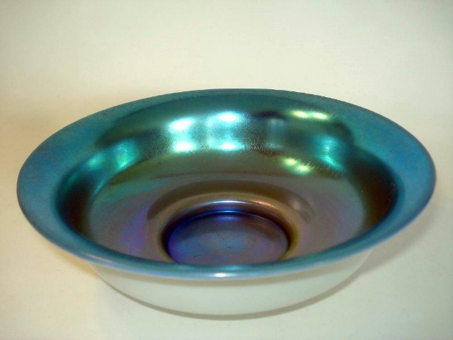 5061 - Blue Calcite Iridescent Bowl