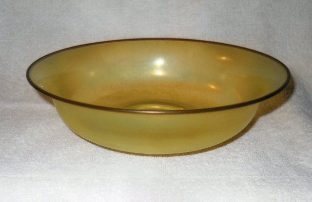 5061 - Topaz, Iridized Iridescent Bowl