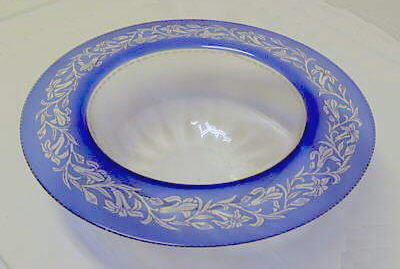 5062 - Colorless Acid Etched Bowl