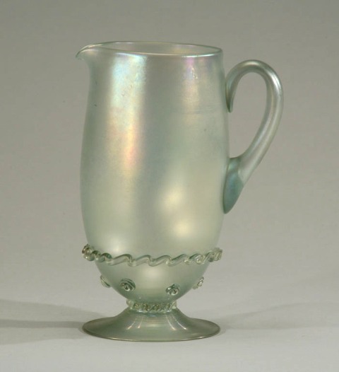 5067 - Aqua Marine Iridescent Pitcher