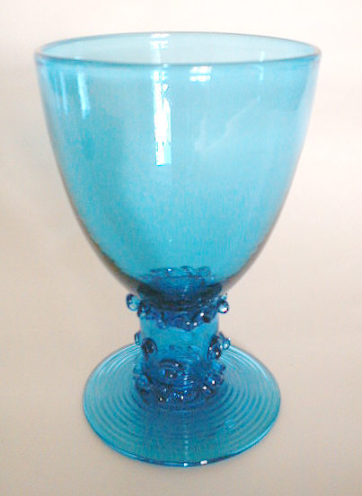 5067 - Celeste Blue Transparent Goblet