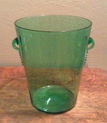 5138 - Pomona Green Transparent Vase