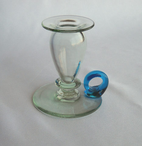 5146 - Window Glass Green Transparent Candlestick