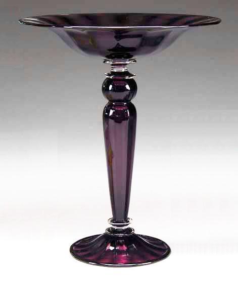 5147 - Royal Purple Transparent Compote