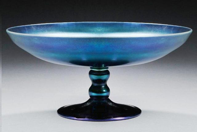5150 - Blue Aurene Iridescent Bowl