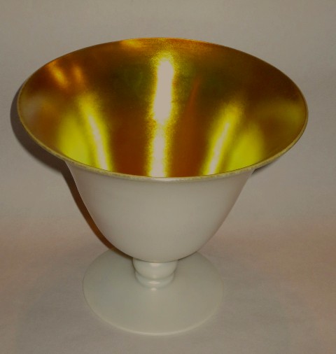 5166 - Gold Calcite Iridescent Bowl