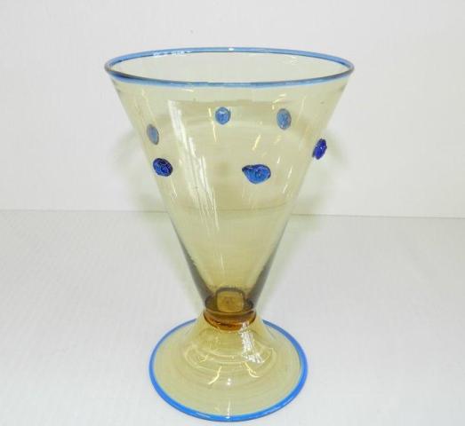 5192 - Amber Transparent Goblet