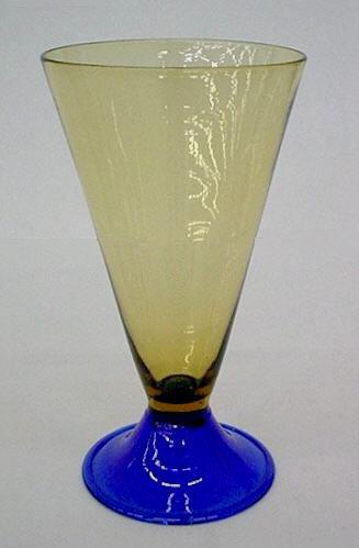 5192 - Amber Transparent Goblet