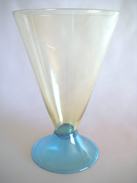 5192 - Amber Transparent Goblet