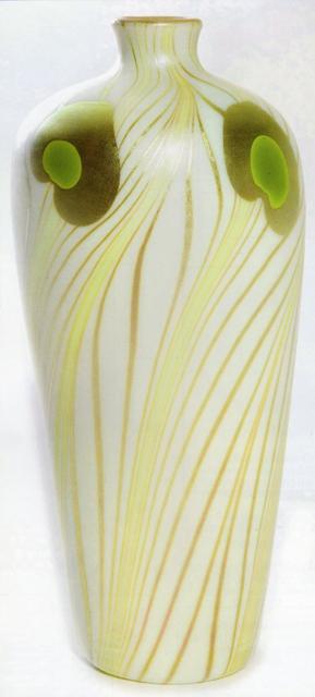 534 - Opal Iridescent Vase