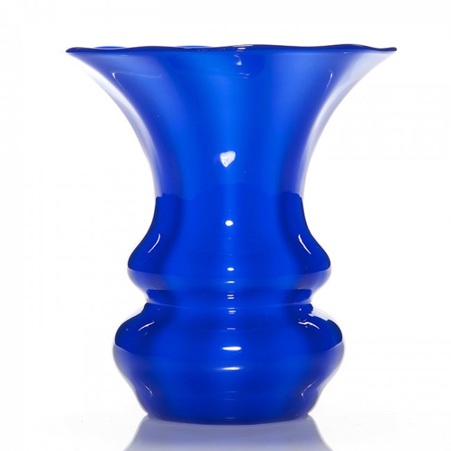 7447 - Dark Blue Jade Jade Vase