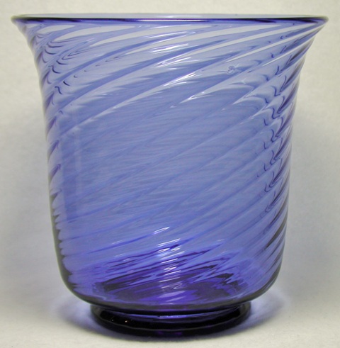 6030 - French Blue Transparent Vase