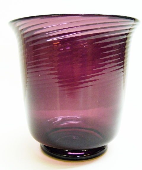 6030 - Amethyst Transparent Vase