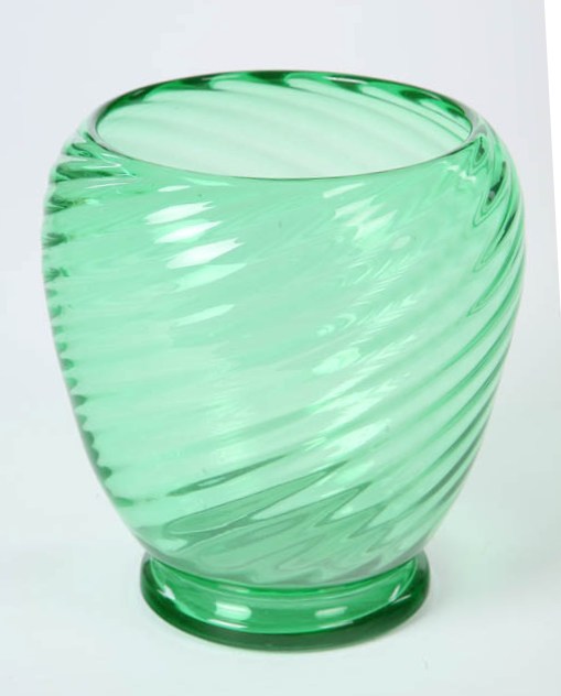 6031 - Pomona Green Transparent Vase