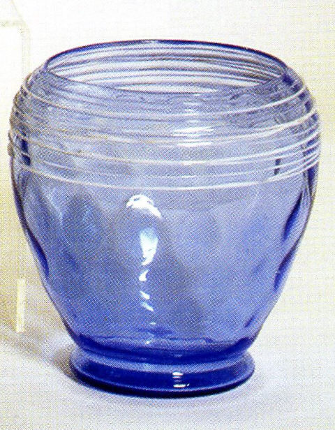 6031 - French Blue Transparent Vase