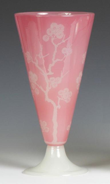 6034 - Acid Etched Vase