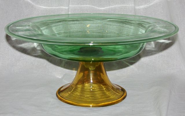 6043 - Pomona Green Transparent Bowl