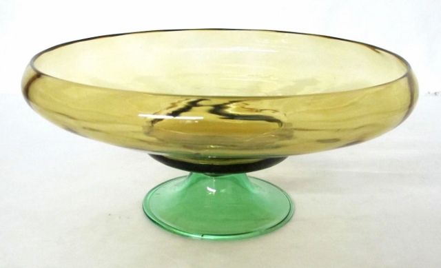 6044 - Amber Transparent Bowl