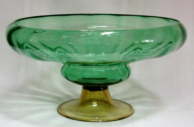 6044 - Pomona Green Transparent Bowl