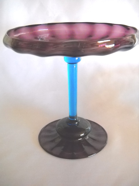 6044 - Amethyst Transparent Compote