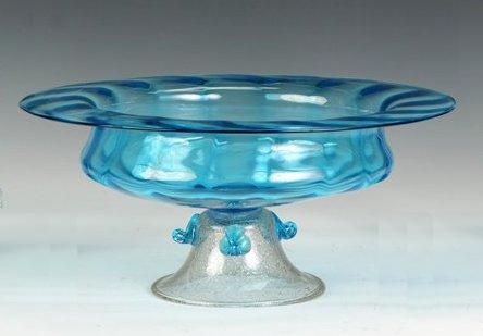 6046 - Celeste Blue Transparent Bowl