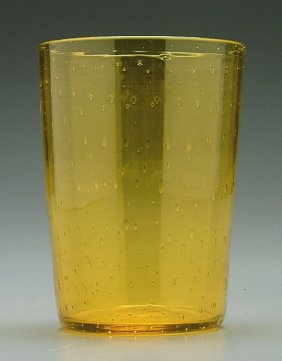 6053 - Bristol Yellow Transparent Vase