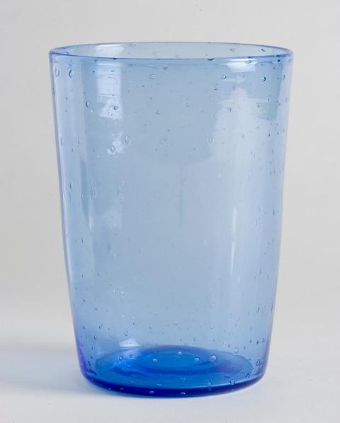 6053 - French Blue Transparent Vase