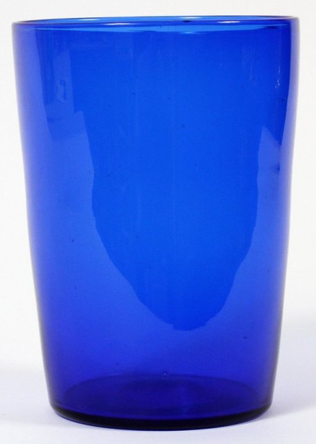 6053 - Flemish Blue Transparent Vase
