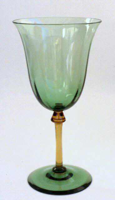 6062 - Pomona Green Transparent Goblet