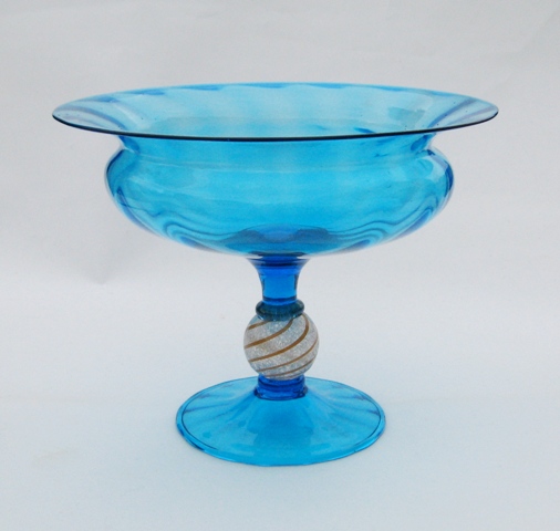 6063 - Celeste Blue Transparent Bowl