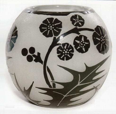 6078 - Acid Etched Vase